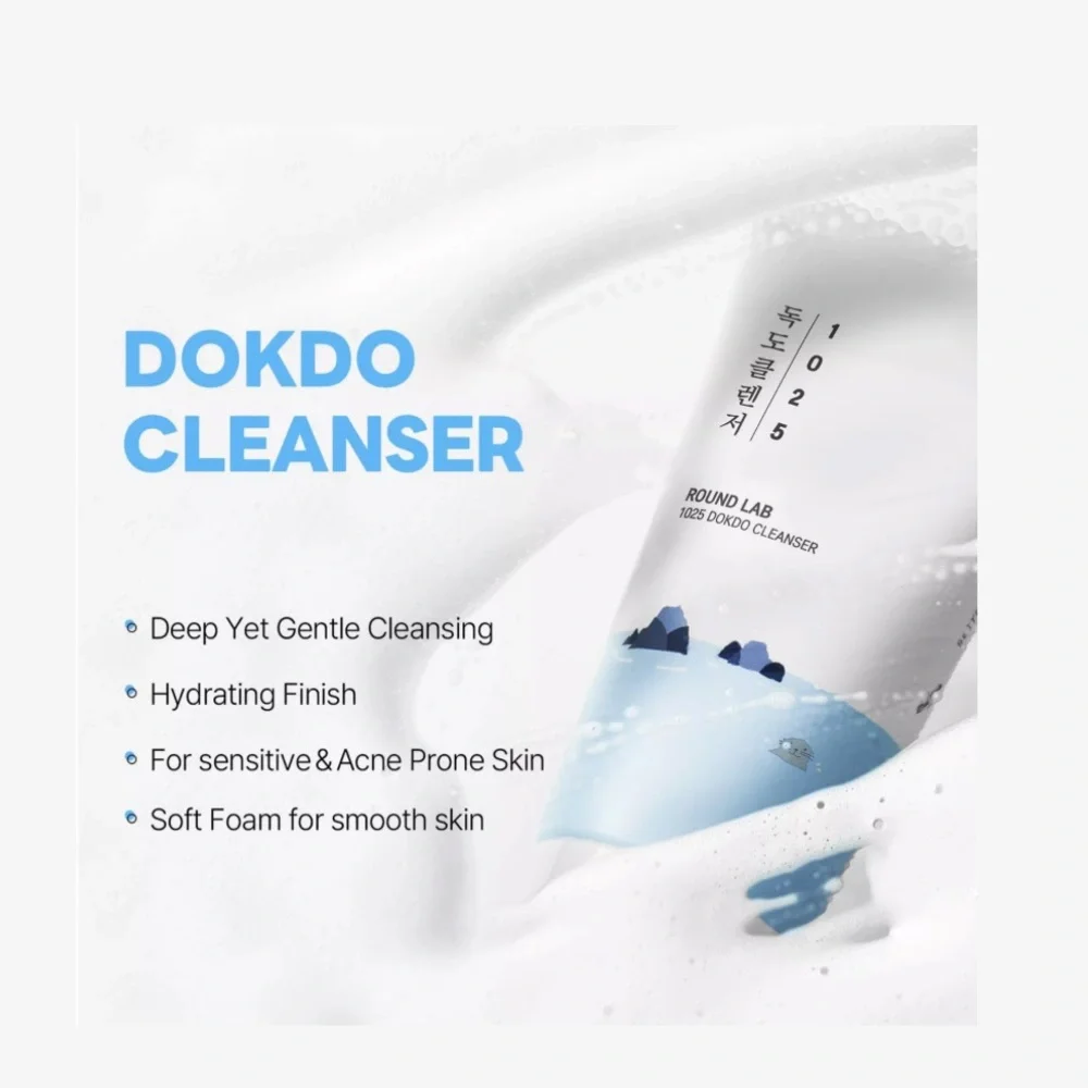 ROUND LAB 1025 Dokdo Cleanser Full Size New In Box